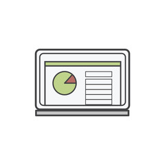 Laptop icon vector illustration design