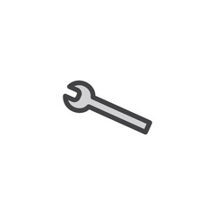 Wrench icon vector illustration design
