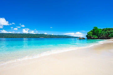 Fototapeta na wymiar paradise beach bacardi island