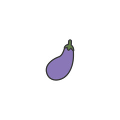 eggplant icon vector illustration design