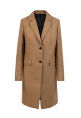 Brown Wool Women's Coat