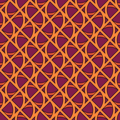 Tiles ornament. Seamless pattern. Patchwork motif. Tribal backdrop. Mosaic image. Geometric vector. Tiled background. Ethnic textile print. Geometrical digital paper. Vector art.
