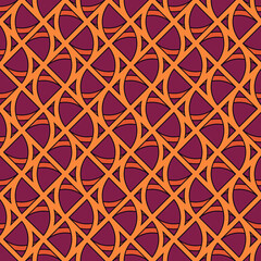 Tiles ornament. Seamless pattern. Patchwork motif. Tribal backdrop. Mosaic image. Geometric vector. Tiled background. Ethnic textile print. Geometrical digital paper. Vector art.