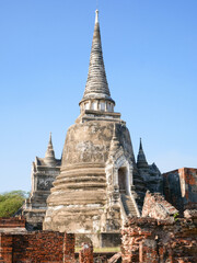 Fototapeta premium Stupa Ruinen Ayutthaya