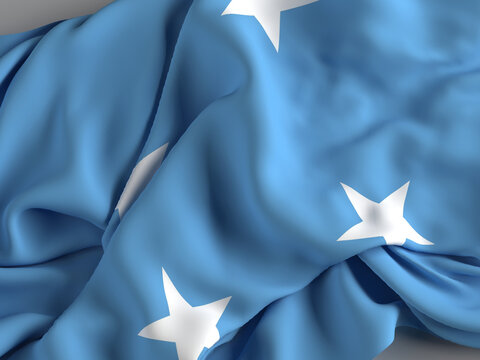 The Flag Of Micronesia, A Subregion Of Oceania