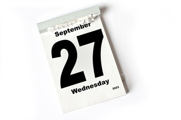  27 September 2023