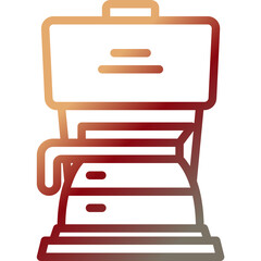 coffee machine gradient icon