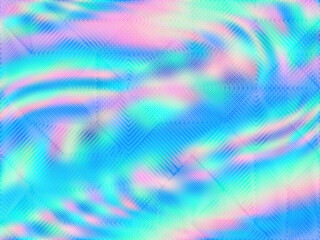 flyer neon hologram texture vector background.