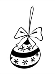 Christmas toy. Vector