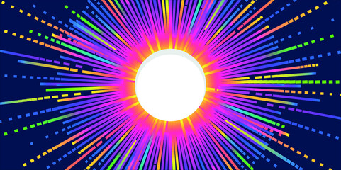 Colorful blast background for branding, design, packaging, event backdrop, etc.