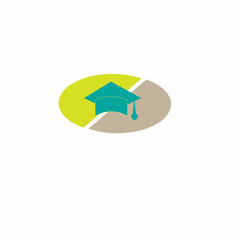 Academic minimalist image or  education logo