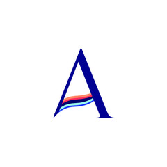 letters A logo template. Abstract icon