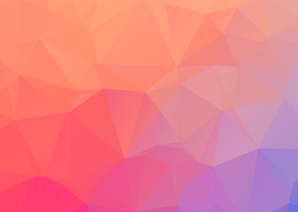 Obraz premium abstract orange background from crystal, you can change Vector art.