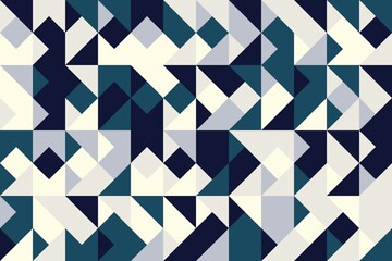 Geometrical retro pattern background with colorful shapes. Modern abstract trendy background for layout and design. 