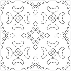 Repeating geometric tiles from striped elements.Modern geometric background with abstract shapes.Monochromatic Repeating Patterns.black and white striped pattern for design.