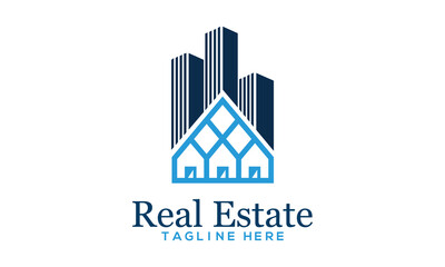 Fototapeta premium Real Estate creative Logo template | Real Estate, Building and Construction Logo Vector Design