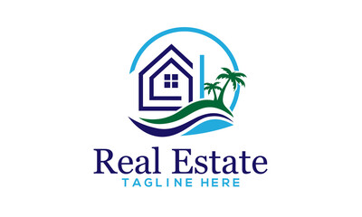 Fototapeta premium Real Estate creative Logo template | Real Estate, Building and Construction Logo Vector Design