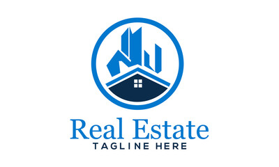 Real Estate creative Logo template | Real Estate, Building and Construction Logo Vector Design