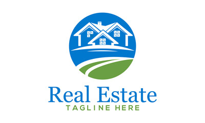 Real Estate creative Logo template | Real Estate, Building and Construction Logo Vector Design