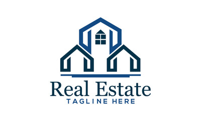Fototapeta premium Real Estate creative Logo template | Real Estate, Building and Construction Logo Vector Design