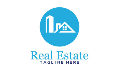 Real Estate creative Logo template | Real Estate, Building and Construction Logo Vector Design