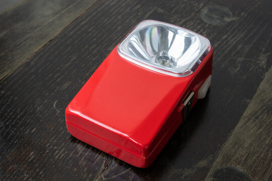 Old red lantern made in Spain