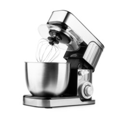 Food processor isolated on a white.