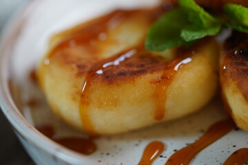 Sweet cheesecakes for breakfast