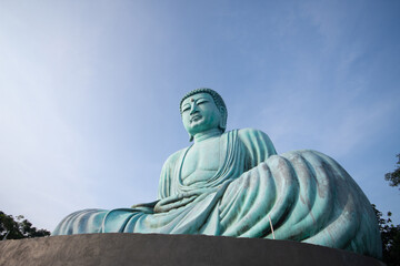 Daibutsu or Great Buddha of Lampang. The Monumental bronze statue of the Great Buddha in lampang...