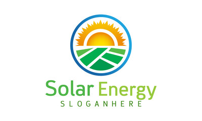 Creative Sun solar energy logo design template | solar energy logo designs | solar tech logo vector | eco-energy logo designs