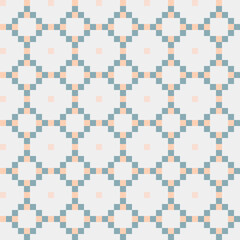 Fototapeta premium Abstract Cross Pattern generative computational art illustration