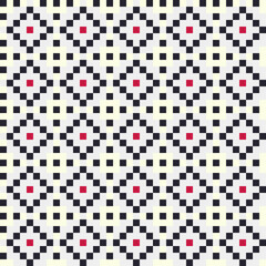 Abstract Cross Pattern generative computational art illustration