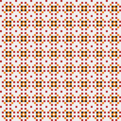 Abstract Cross Pattern generative computational art illustration