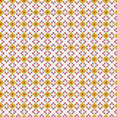 Fototapeta premium Abstract Cross Pattern generative computational art illustration