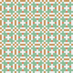 Abstract Cross Pattern generative computational art illustration