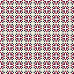 Abstract Cross Pattern generative computational art illustration