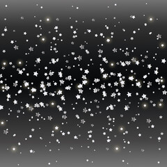 Silver Christmas background, festive silver background, silver confetti, silver sequins