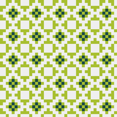 Fototapeta premium Abstract Cross Pattern generative computational art illustration