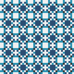 Abstract Cross Pattern generative computational art illustration