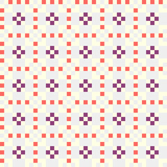 Abstract Cross Pattern generative computational art illustration