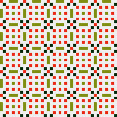 Abstract Cross Pattern generative computational art illustration