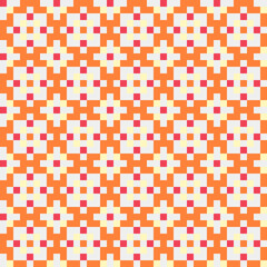 Abstract Cross Pattern generative computational art illustration