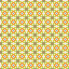 Abstract Cross Pattern generative computational art illustration