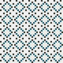 Fototapeta premium Abstract Cross Pattern generative computational art illustration