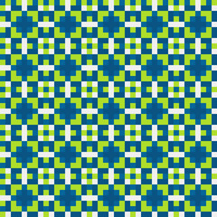 Abstract Cross Pattern generative computational art illustration