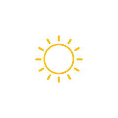 Sun Vector illustration Icon