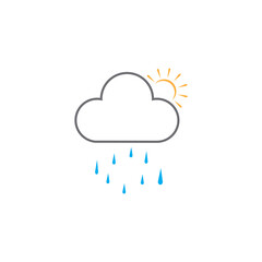 Obraz premium Sun Vector illustration Icon