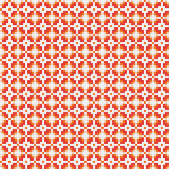 Fototapeta premium Abstract Cross Pattern generative computational art illustration