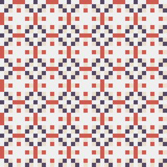 Abstract Cross Pattern generative computational art illustration