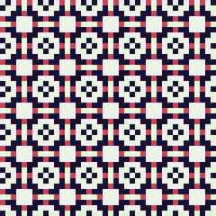 Abstract Cross Pattern generative computational art illustration